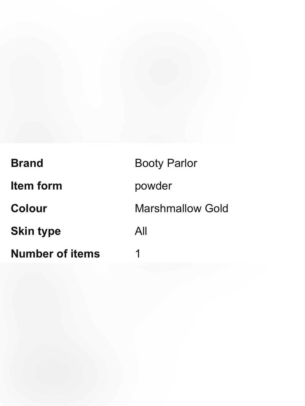 NEW Booty Parlor Dust Up Marshmallow Gold Kissable Shimmer Powder - Picture 14 of 16